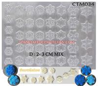 Gambar SF CETAKAN SILIKON SNOWFLAKE 20 IN1 FONDANT CLAY CUTTER MOLD KUE SNOW dari LFk ONLINE undefined 3 Tokopedia