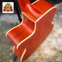 Gambar Gitar Akustik Mandalika Type S-01 Natural Doff Bonus Tas dan Capo dari Toko Gitar Akustik undefined 4 Tokopedia