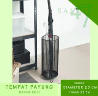 Gambar Tempat Payung 20 X 53 Cm bahan baja / KRIS TEMPAT PAYUNG informa - Hitam dari salam47 undefined 2 Tokopedia