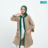 Gambar Alnita Cardigan Ivy Warna Coklat Tuscany Outer Muslim Premium Branded - Hitam Onyx, S dari Hibban Online Shop undefined 1 Tokopedia
