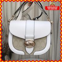 Gambar Tas Coach Georgie Saddle Bag In Signature Wanita Original Branded dari Tas Coach USA undefined 2 Tokopedia