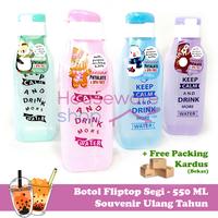 Gambar Botol Minum Flip Top Anak Segi Murah - 550 ML dari Houseware Shop ID undefined 1 Tokopedia