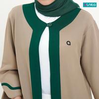 Gambar Alnita Cardigan Ivy Warna Coklat Tuscany Outer Muslim Premium Branded - Hitam Onyx, S dari Hibban Online Shop undefined 2 Tokopedia