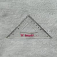 Gambar Penggaris Segitiga Mika Plastik Butterfly No. 6 - Triangle ruler dari TriMedia Shop undefined 2 Tokopedia