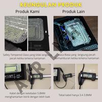Gambar PROMO 100 Watt LAMPU SOROT SOLAR CELL LED LAMPU TAMAN TENAGA SURYA - Putih dari AJR LIGHT undefined 3 Tokopedia