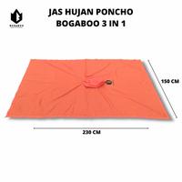 Gambar Jas Hujan Ponco 3 IN 1 Waterproof Ringan murah - Setelan Raincoat dari MONLIMESS undefined 4 Tokopedia