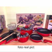 Gambar Panci Supra 12 Pcs Premium Cookware Set Original - Ungu dari MONGGOMAMPIR-STORE undefined 4 Tokopedia