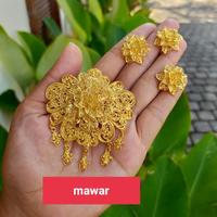 Gambar set alpaka kebaya Bali Kendari/Bros subeng cincin/aksesoris bali - matahari dari MESESARI ONLINE undefined 1 Tokopedia