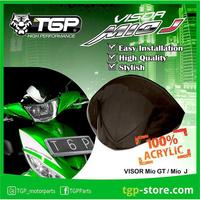 Gambar VISOR YAMAHA MIO J MIO GT 115 AKSESORIS TGP HITAM ACRYLIC dari Lestari Motor 2 undefined 1 Tokopedia
