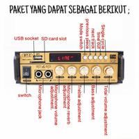 Gambar Paket Mini Karaoke Di Smart Tv Speaker 4 Inch Ampli 2 Mic Wireless- 3R dari STORE SELLER C0M undefined 4 Tokopedia