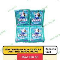 Gambar Softener soklin 1×Bilas Anti bacterial,hijau Per renceng [12 sachet] dari TOKO LULU 66 undefined 1 Tokopedia