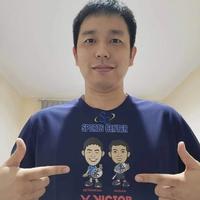 Gambar New Kaos / Jersey Victor Ahsan Hendra T 20032 / T-20032 / T20032 Navy - M dari Sports Center undefined 3 Tokopedia