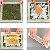 Gambar Tikar Bambu Sushi Penggulung Alas Gulung Sushi Rotan Sushi Roller dari Heather78 undefined 2 Tokopedia