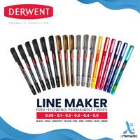 Gambar Drawing Pen Derwent Line Maker Pena Gambar Satuan - Red 0.3 dari Artemedia_NEW undefined 1 Tokopedia