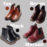 Gambar Sepatu Docmart anak slip on high Boot tanpa tali - Hitam, 27 dari Sepatu Docmart Anak &amp; Dewasa undefined 1 Tokopedia