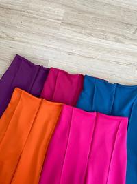 Gambar Celana Kulot ZARA Scuba Highwaist Premium Tebal - Zipper Cullote - Abu-abu dari Toko Ansel Jakarta undefined 5 Tokopedia