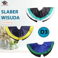 Gambar Slaber Wisuda D3/Kerah Toga Wisuda D3/Sleber D3/Perlengkapan Wisuda dari Rumahjahitid undefined 1 Tokopedia
