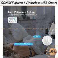 Gambar SONOFF Micro 5V Wireless USB Smart Adaptor Wifi Mini USB Power Adaptor dari OneConnection undefined 4 Tokopedia