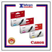 Gambar Tinta Canon Color CLI-751 untuk Printer IP2770, iX6870, iX6770, MG7170 - Cyan dari Integra Official Store undefined 1 Tokopedia