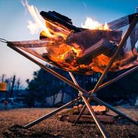 Gambar Wadah Alat Tempat Api Unggun Portable Stand Camping Dudukan Stan Rak dari itpro.207 undefined 2 Tokopedia
