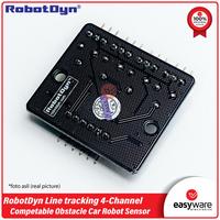 Gambar RobotDyn Line tracking 4-Channel Competable Obstacle Car Robot Sensor dari EasyWare Electronics undefined 2 Tokopedia