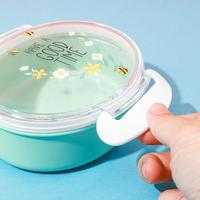 Gambar MINISO Kotak Bento Seri Lebah 380mL Kotak Bekal Makan Siang Kotak Kema - Kuning dari minisoshopid undefined 4 Tokopedia