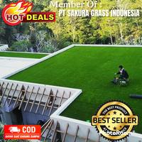 Gambar PAKET RUMPUT SINTETIS OUTDOOR PLUS DRAINASE + PEMASANGAN + LEM RUMPUT dari Sakura Grass undefined 4 Tokopedia