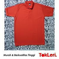 Gambar Kaos Polo Original / Kaos Kerah Lengan Pendek MERAH / Kaos Polo Pria dari TokLeri undefined 1 Tokopedia
