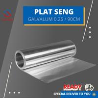 Gambar PLAT SENG GALVALUME SILVER LEBAR 90CM dari Toko Sama Subur undefined 1 Tokopedia