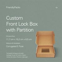Gambar Custom Front Lock Box Corrugated E Flute with Partition dari FriendlyPacks undefined 1 Tokopedia