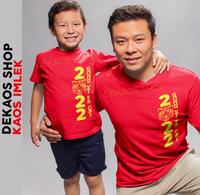 Gambar KAOS IMLEK ANAK / KAOS SINCIA ANAK / BAJU IMLEK ANAK 2022 / 1081KIDS - Merah, 3 dari Dekaosshop undefined 1 Tokopedia