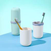 Gambar MINISO Perlengkapan Gigi Mug Set Sikat Rumah Tangga Cangkir Mulut - Biru Muda dari minisoshopid undefined 3 Tokopedia