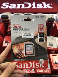 Gambar Sandisk SD Card 32GB SDHC UHS-I speed up to 90MB/s 32 GB - Speed 120 MB/s dari Click & Go Tokopedia undefined 1 Tokopedia