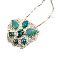 Gambar Bros Turquoise Silver Perak925 Handmade Bali dari Sudana Silver undefined 3 Tokopedia