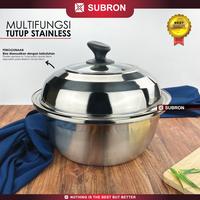 Gambar SUBRON Tutup Panci Wajan Multifungsi Kuali Wok 30cm 32cm 34cm 36cm - 36cm dari SUBRON KITCHENWARE undefined 4 Tokopedia