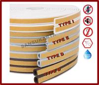 Gambar Seal Penutup Celah Pintu jendela Peredam suara rubber seal Door&Window - COKLAT ( type i, 2.5Mter X2baris dari sansukarta store undefined 3 Tokopedia