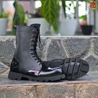 Gambar sepatu pdl TNI ad pdl polri full kulit sapi asli dinas lapangan TNI - Hitam, 39 dari REMARSTORE undefined 3 Tokopedia
