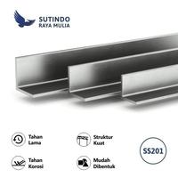Gambar Siku Stainless SS 304 65 x 65 MM x 5 MM x 6 Meter dari Sutindo Shop undefined 1 Tokopedia
