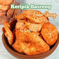 Gambar BASRENG BAKSO BASO GORENG PEDAS TERLARIS  Snacks Keripik Cemilan Kering - 250r dari G Cakery undefined 1 Tokopedia