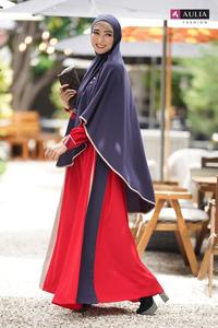 Gambar SET GAMIS AULIA FASHION HANASHITA RED FIRE BRICK - Red Fire Brick, S dari SALSA RUMAH MODE undefined 5 Tokopedia