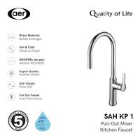 Gambar AER Kran Dapur Panas Dingin Kuningan - Pull Put Mixer Kitchen SAH KP1 dari Sutindo Shop undefined 1 Tokopedia