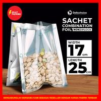 Gambar PLASTIK SACHET SASET KOMBINASI TRANSPARAN FOIL NON ZIPLOCK SATUAN - 8CM X 12CM dari kilat packing undefined 5 Tokopedia