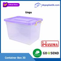 Gambar Container Box 30 / Kotak Penyimpanan / Container Kotak Penyimpanan - Ungu dari Depo Plastik Indonesia undefined 1 Tokopedia