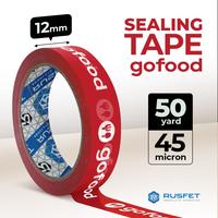 Gambar LAKBAN / ISOLASI SEALING TAPE ONLINE GOFOOD VARIAN 12MM 50YARD - 12MM x 50YARD, Merah dari Buana Packing undefined 2 Tokopedia