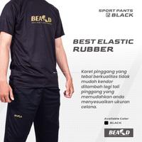 Gambar Celana Beard Sport Panjang Jogger Training Olahraga Lari Gym Joger - Hitam, XL dari Muslim Purworejo undefined 4 Tokopedia