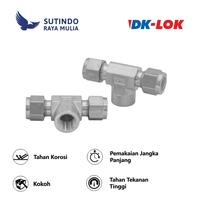 Gambar Fitting DK-Lok Female Branch Tee SS316 3/8 In x 1/4 In dari Sutindo Shop undefined 1 Tokopedia