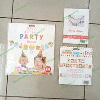 Gambar Happy Birthday Banner Bunting Flag Dekorasi Pesta Ulang Tahun Party - Balon dari Bloomstraa undefined 3 Tokopedia
