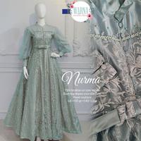 Gambar gamis broklat wanita terbaru nurma dres mat broklat mix velvet nyaman dari raffa_ shop undefined 2 Tokopedia