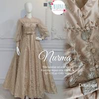 Gambar gamis broklat wanita terbaru nurma dres mat broklat mix velvet nyaman dari raffa_ shop undefined 4 Tokopedia