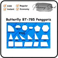 Gambar Penggaris Cetakan Bangun Datar Geometri Lingkaran Butterfly BT 785 dari SatuTempat.id undefined 1 Tokopedia